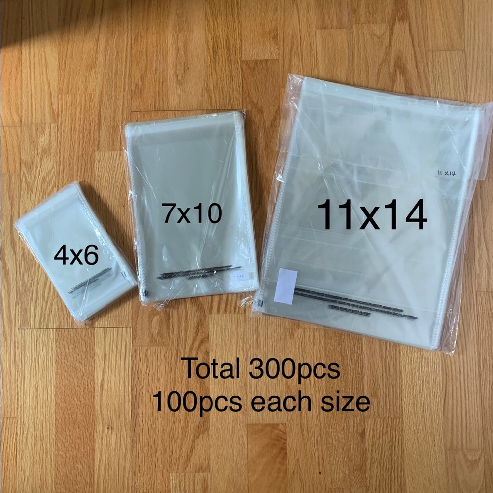 Total 300 piece 3 different sizes 100pcs per size